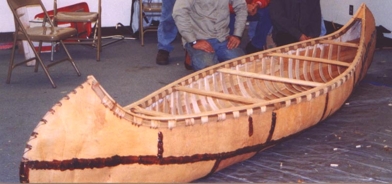 Red Lake Band Ojibwe Hunting Canoe