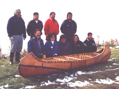 Red Lake Band Ojibwe Hunting Canoe